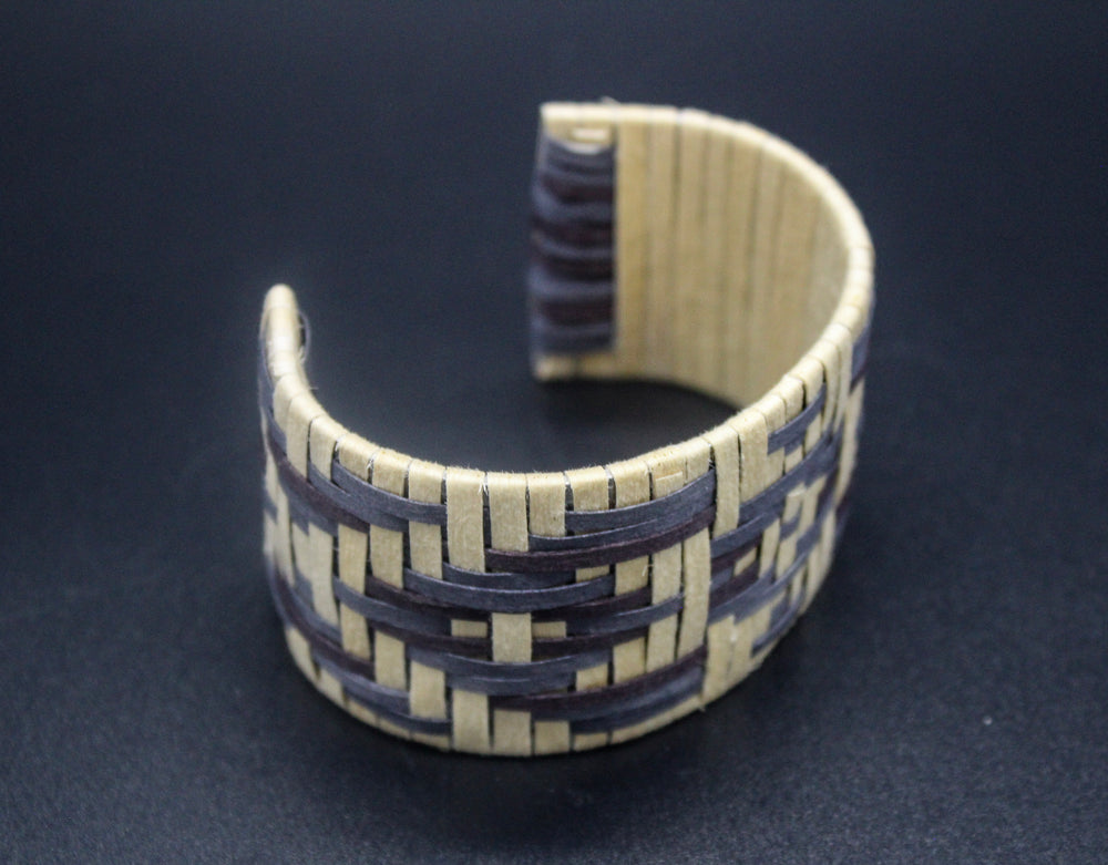 "Woven Cuff Blue"